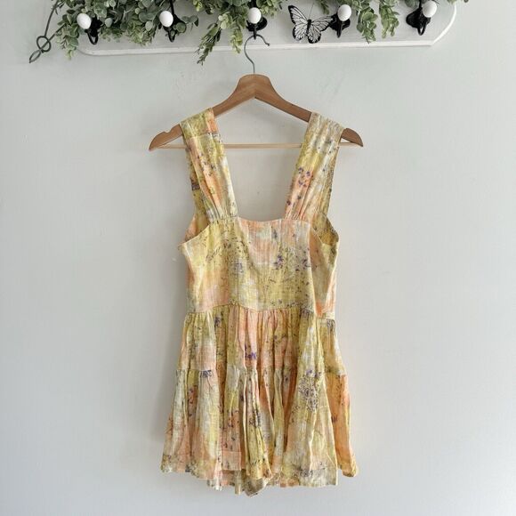 Reclaimed vintage Boho floral gauze tunic tank size 6 NWOT - Picture 5 of 5